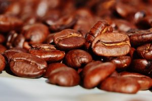 茶色いコーヒー豆